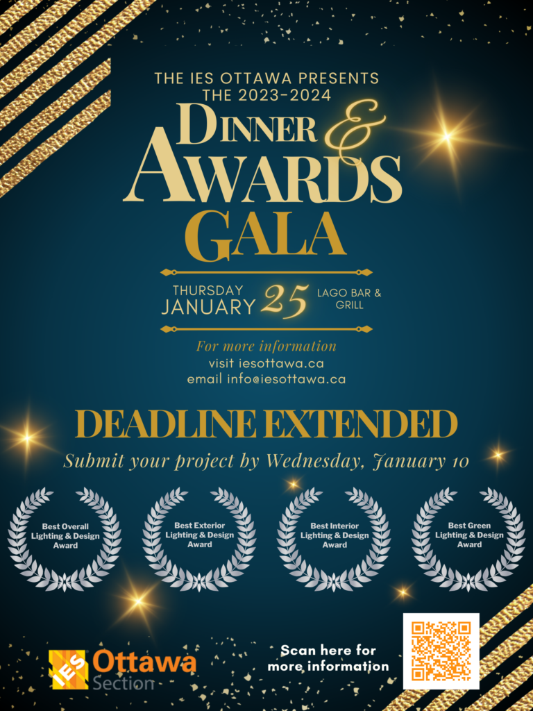 IES Ottawa Dinner & Awards Gala - Nominations are now open