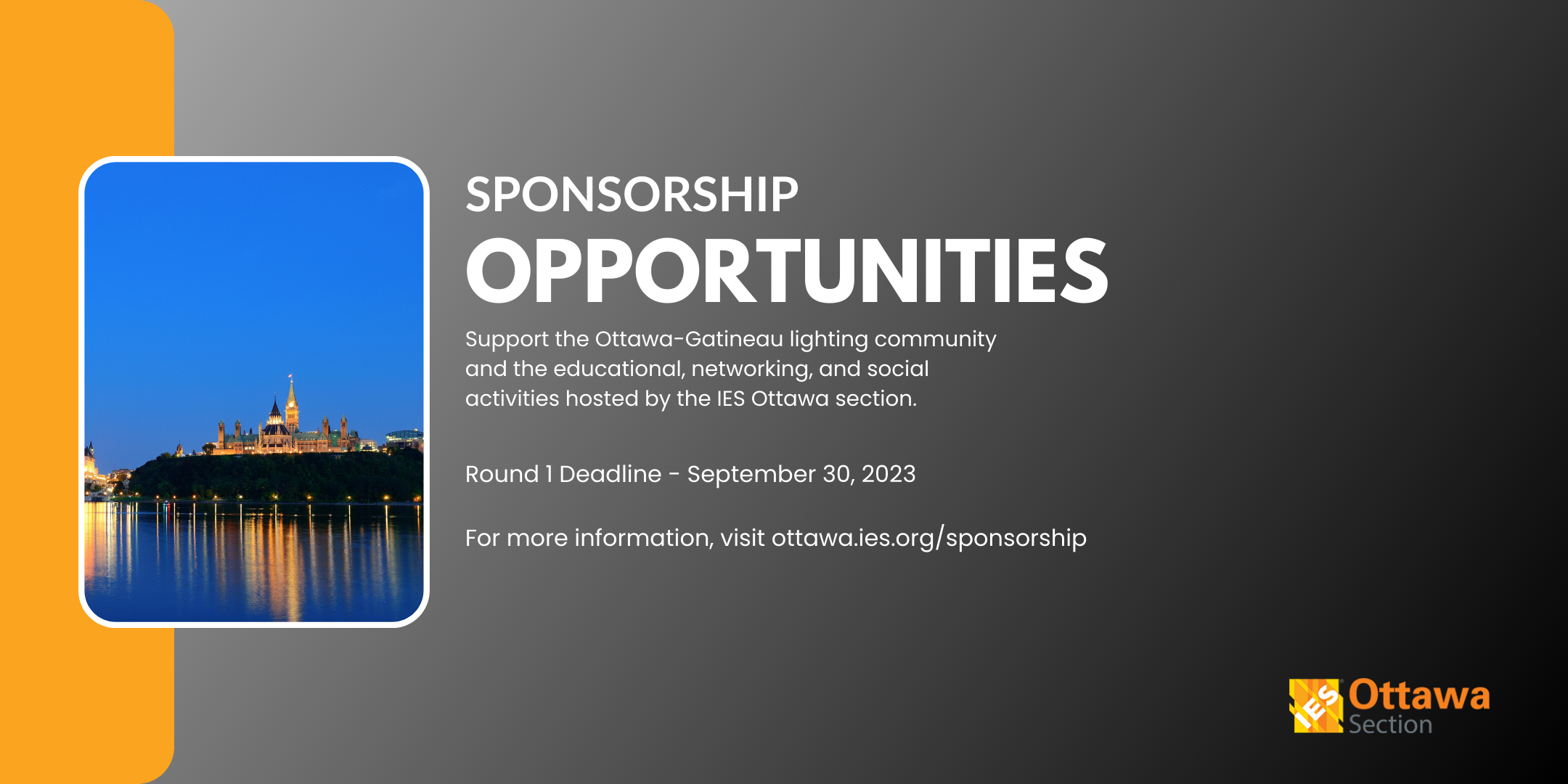 Sponsor the IES Ottawa - Support the educational, networking, and social activities hosted by the IES Ottawa section