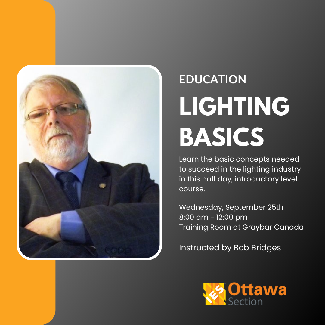 Lighting Basics September 25th Register now via Eventbrite